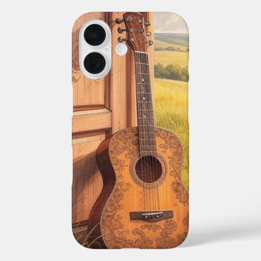 Akoestische gitaar Case-Mate iPhone case (Achterkant)