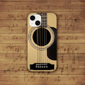 Akoestische gitaar Case-Mate iPhone case