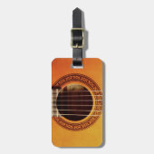 Akoestische gitaar detail bagagelabel (Voorkant verticaal)