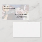 Akoestische gitaar Entertainer and Docer Visitekaartje (Voorkant / Achterkant)