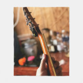 akoestische gitaar fleece deken (Voorkant)