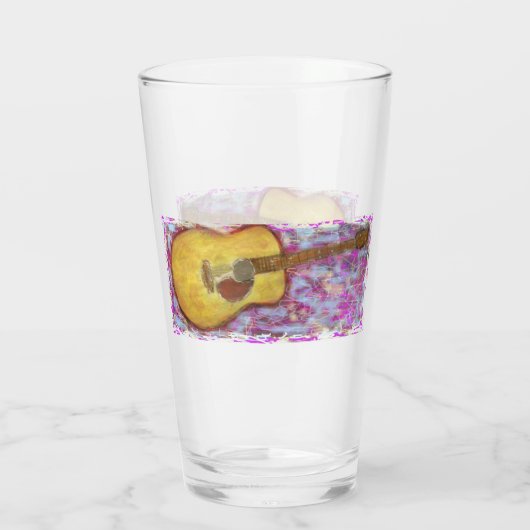 Akoestische gitaar glas (Achterkant)