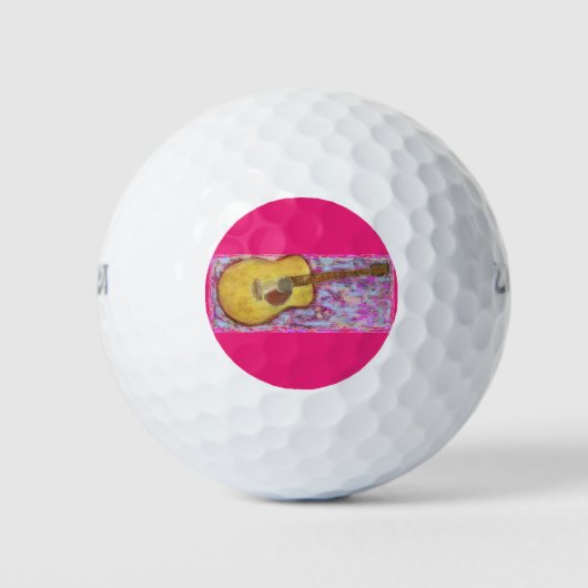 Akoestische gitaar golfballen (Voorkant)