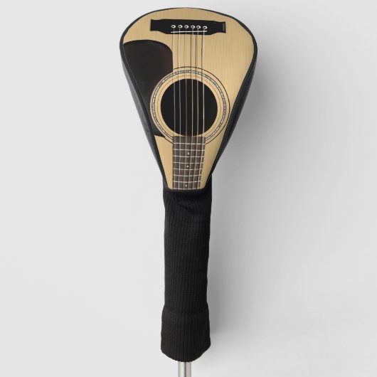 Akoestische Gitaar Golfheadcover (Voorkant)