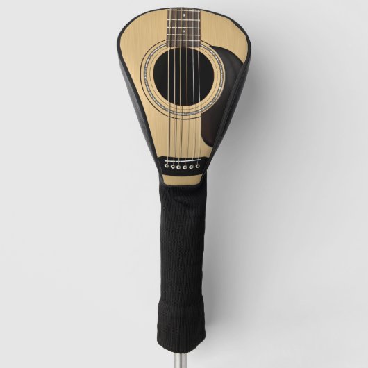 Akoestische gitaar golfheadcover (Voorkant)