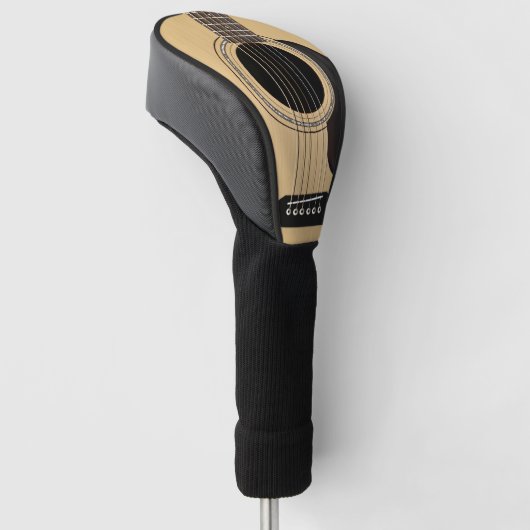 Akoestische gitaar golfheadcover (Schuin)