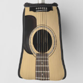 Akoestische gitaar golfheadcover (Draai 90)
