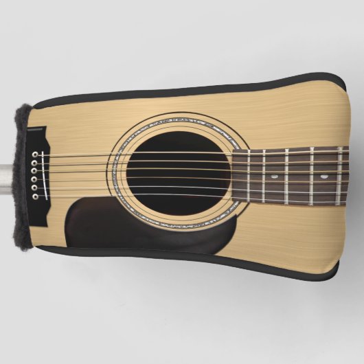 Akoestische gitaar golfheadcover (Voorkant)
