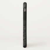Akoestische Gitaar Grijs Grunge Aangepaste Naam Case-Mate iPhone Case (Achterkant/links)