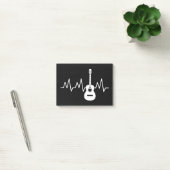 Akoestische Gitaar Hartslag Post-it® Notes (Kantoor)