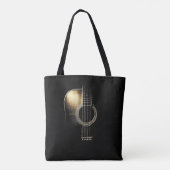 Akoestische gitaar "Highlight" Canvas tas (Achterkant)