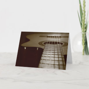 Akoestische gitaar kaart