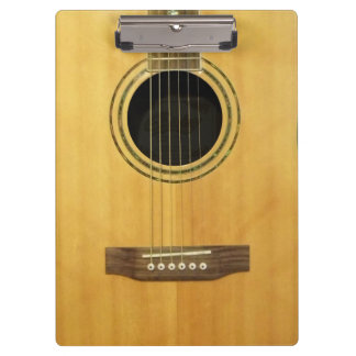 Akoestische gitaar klembord