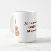 Akoestische Gitaar Koffiemok (Voorkant links)