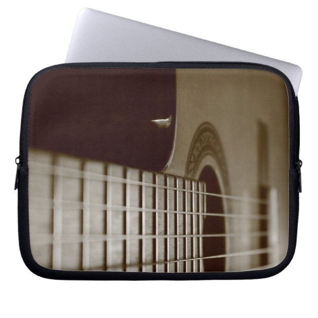 Akoestische gitaar laptop sleeve (Voorkant)