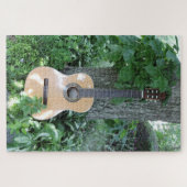 Akoestische gitaar legpuzzel (Horizontaal)