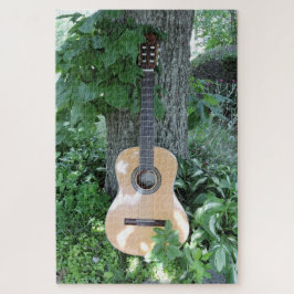 Akoestische gitaar legpuzzel