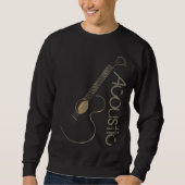 Akoestische gitaar Logo kleding Trui (Voorkant)