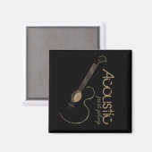 Akoestische gitaar Logo magneten (Voorkant / Achterkant)