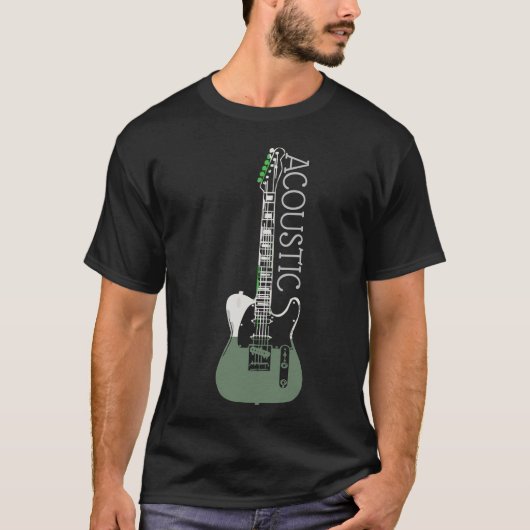 Akoestische gitaar Logo T-Shirt (Voorkant)