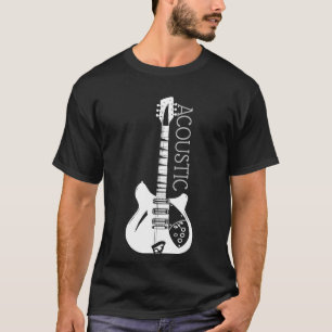 Akoestische gitaar Logo T-Shirt