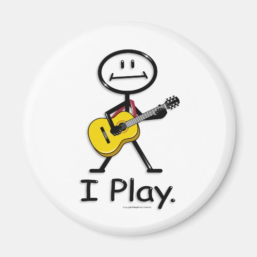 Akoestische gitaar magneet (Voorkant)