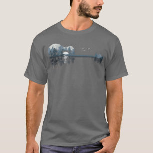 Akoestische Gitaar Meer Muziek Gitarist Muzikant M T-shirt