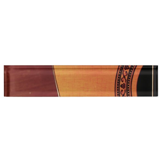 Akoestische gitaar naambordje (Voorkant)