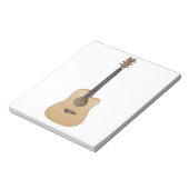 Akoestische gitaar notitieblok (Linkerzijde)