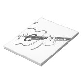 akoestische gitaar notitieblok (Linkerzijde)