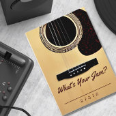 Akoestische gitaar partij muziek bruiloft lied ver informatiekaartje