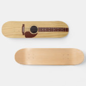 Akoestische gitaar persoonlijk skateboard (Horizontaal)