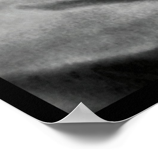 Akoestische gitaar Perspective Strings Zwarte Gren Poster (Hoek)