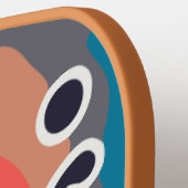 Akoestische gitaar pickleball paddle (Links Detail)