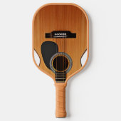 Akoestische gitaar pickleball paddle (Voorkant)