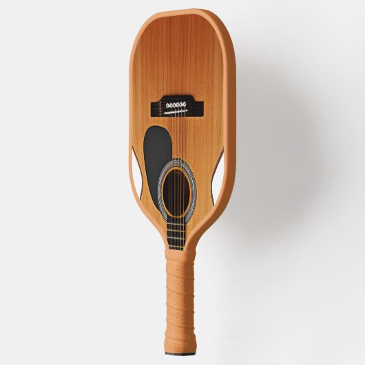 Akoestische gitaar pickleball paddle (Links)