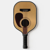 Akoestische gitaar pickleball paddle (Voorkant)