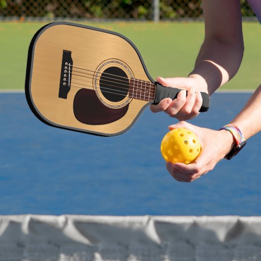 Akoestische gitaar pickleball paddle (Insitu)