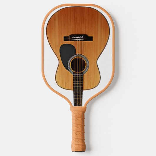 Akoestische gitaar pickleball paddle (Voorkant)