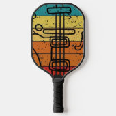 Akoestische gitaar pickleball paddle (Voorkant)