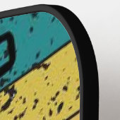 Akoestische gitaar pickleball paddle (Links Detail)