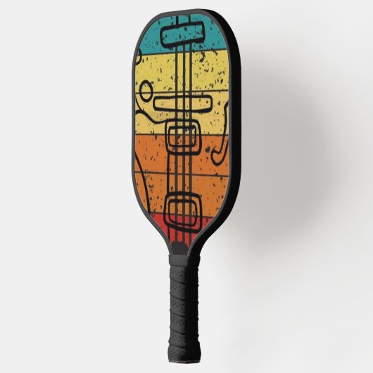 Akoestische gitaar pickleball paddle (Links)