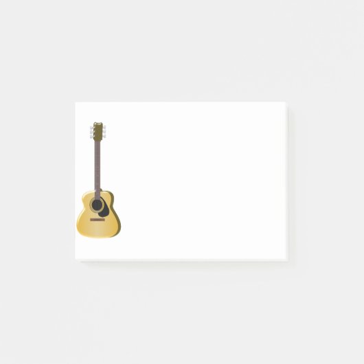Akoestische gitaar post-it® notes (Voorkant)