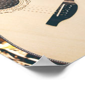  akoestische gitaar poster (Hoek)