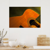 Akoestische gitaar poster (Keuken)