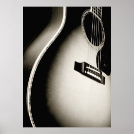 akoestische gitaar poster