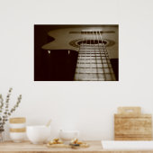 Akoestische gitaar poster (Keuken)