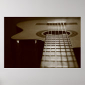 Akoestische gitaar poster (Voorkant)