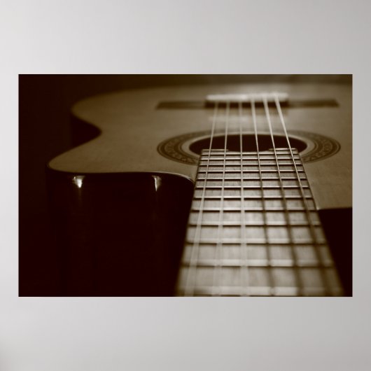 Akoestische gitaar poster (Voorkant)