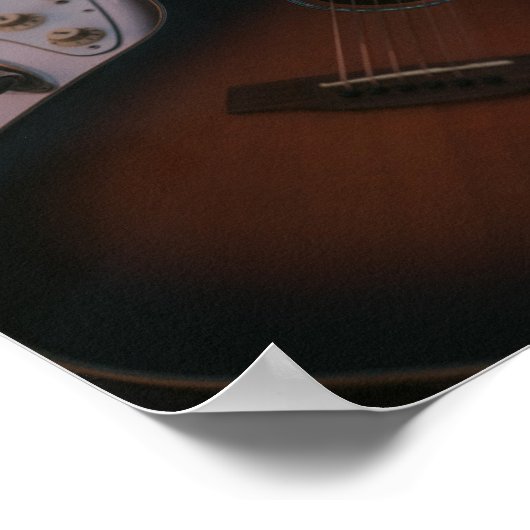  akoestische gitaar poster (Hoek)